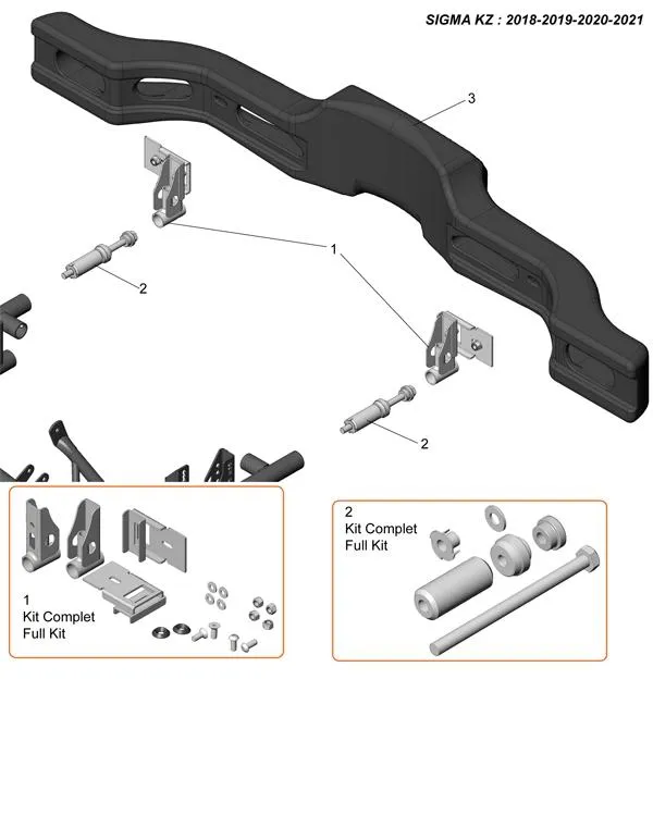 PROTECCIÓN TRASERA - KG PLAST - SODI SIGMA KZ 2018-2021
