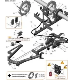 FRENO POSTERIORE - SODI SIGMA KZ 2018-2021