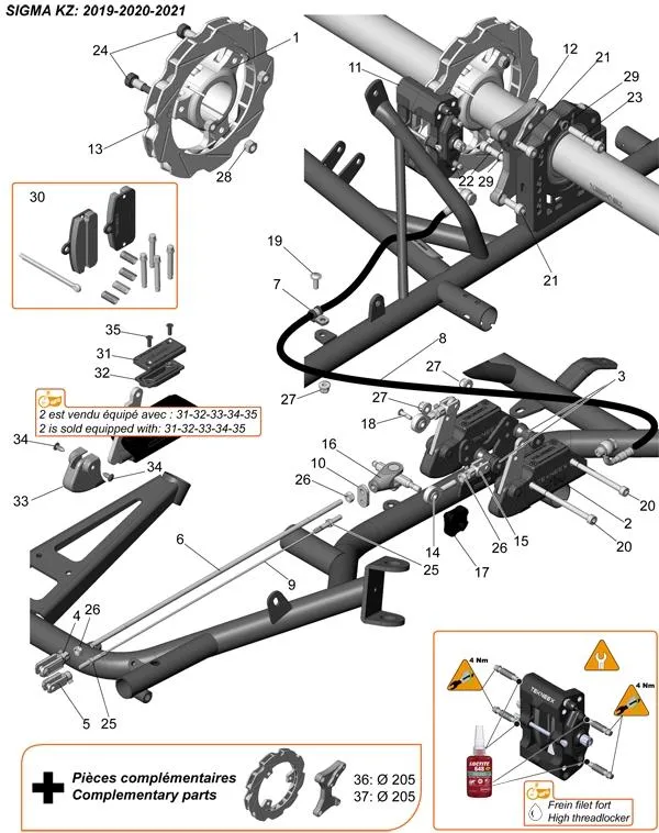 HINTERRADBREMSE – SODI SIGMA KZ 2018–2021