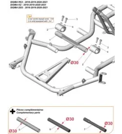 STABILIZZATORI DEL TELAIO - SODI SIGMA KZ 2018-2021