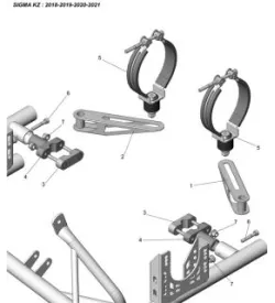 AUSPUFFHALTERUNGEN-TM – SODI SIGMA KZ 2018–2021