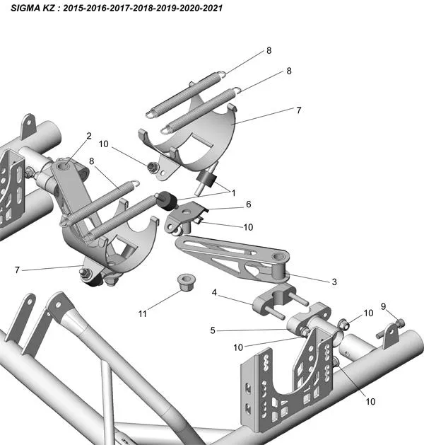 AUSPUFFHALTERUNGEN – MAXTER – SODI SIGMA KZ 2018–2021