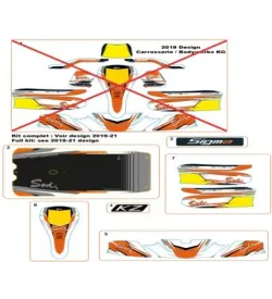 ADESIVI PER LA CARROZZERIA - SODI SIGMA KZ 2018-2021