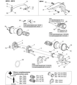 TRAIN ARRIERE - SODI SIGMA KZ 2012-2014