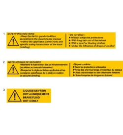 STICKERS DE SECURITE - SODI SIGMA KZ 2012-2014