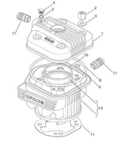 CULASSE ET CYLINDRE - IAME X30