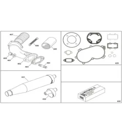 ECHAPPEMENT / JOINTS - IAME X30