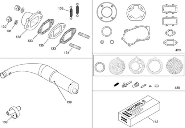 ECHAPPEMENT / JOINTS 2018 - IAME X30